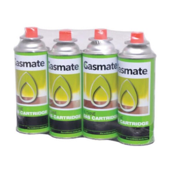 Gasmate Butane Gas Canisters 4pk - Suits T2497