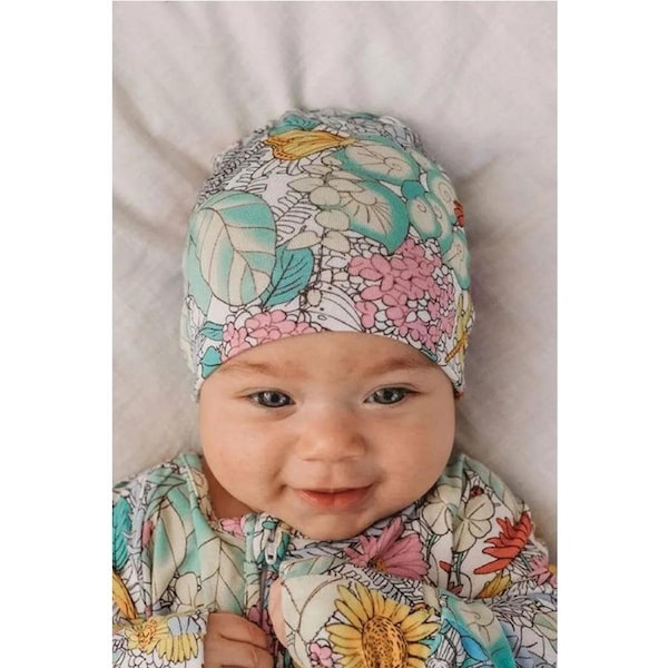 Secret Garden Beanie For Newborn - OiOi