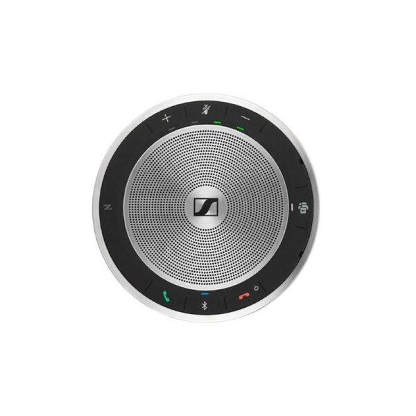 EPOS Sennheiser SP30T Teams Wireless Speakerphone, Conferencing upto 8 People, PC/Softphone, Bluetooth, USB-C, USB, 3.5mm Plug n Play,Teams Certified