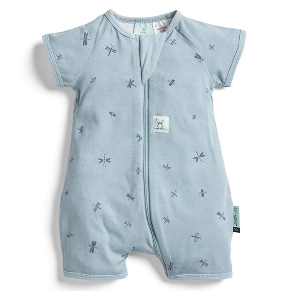 Ergopouch baby/Infant Layers Short Sleeve Tog 0.2 Size 0-3 Months Dragonflies