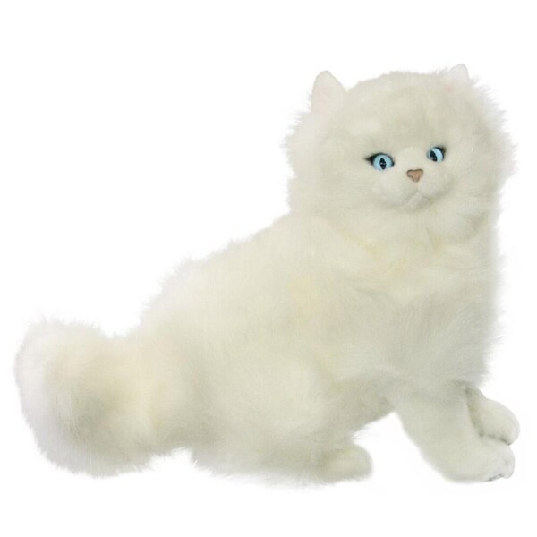 Bocchetta Plush Toys - Cat Persian White Fluffy - Pearl 27cm