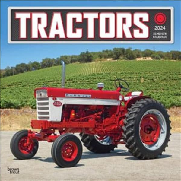 Tractors 2024 Square Calendar