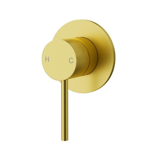 Otus Slimline SS Wall Mixer Brushed Gold