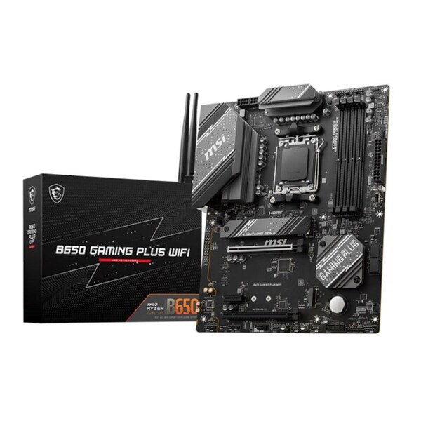MSI B650 Gaming Plus Wifi ATX Motherboard, DDR5 MB, AMD B650, AM5