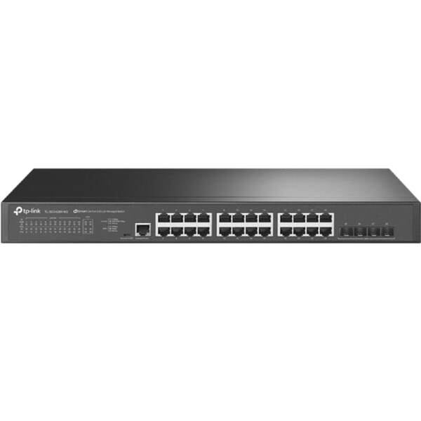 TP-Link SG3428X-M2 JetStream 24-Port 2.5GBASE-T L2+ Managed Switch with 4 10GE SFP+