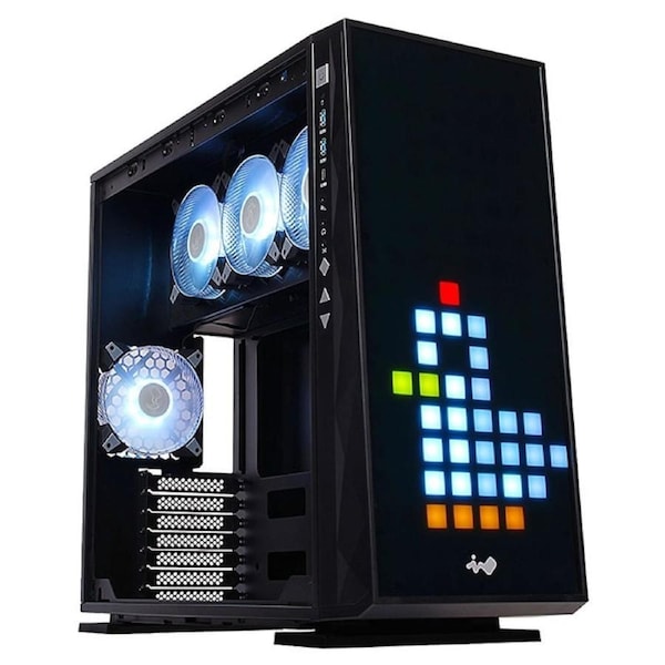 InWin 309 Gaming Edition PC Case with 144 stunning ARGB LEDs & Exclusive Gamepad [309GE-BLACK]