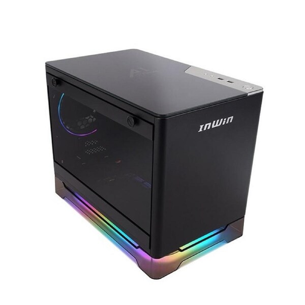 InWin A1 Prime Black Tempered Glass Mini-ITX Tower Case with 750W 80+ Gold PSU