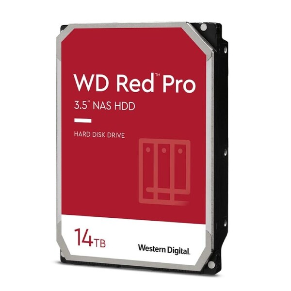Western Digital Red Plus 14TB 3.5" NAS HDD SATA3 7200RPM 512MB Cache 24x7 [WD142KFGX]