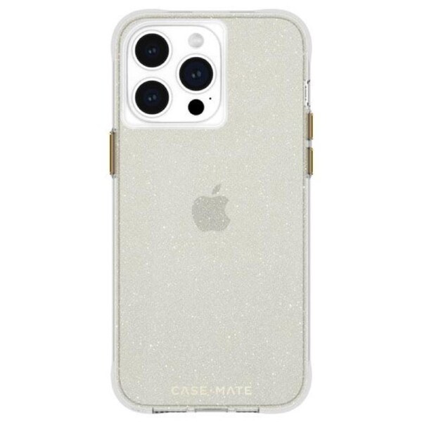 Case-Mate Sheer Crystal Case For iPhone 15 Pro Max - Gold