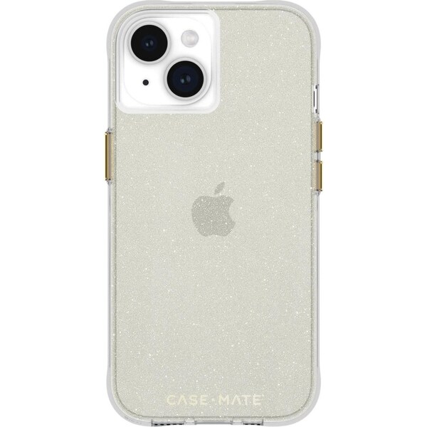 Case-Mate Sheer Crystal Case For iPhone 15 / iPhone 14 / iPhone 13 - Gold