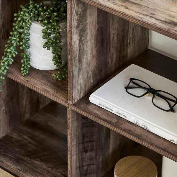 Cooper & Co. Cuba 118cm Large Bookshelf Black Walnut