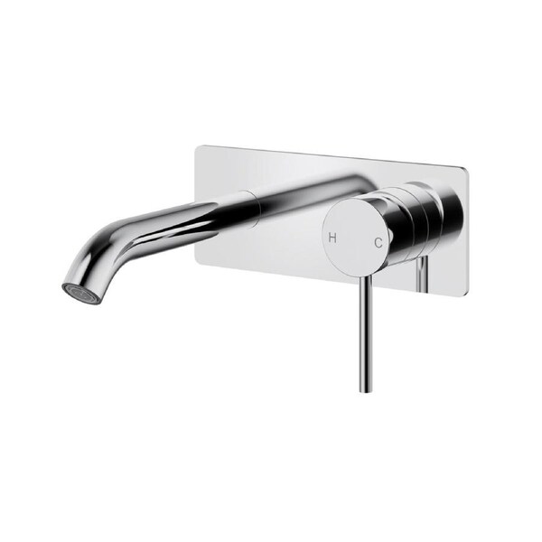 Otus Slimline SS Wall Basin Mixer Chrome