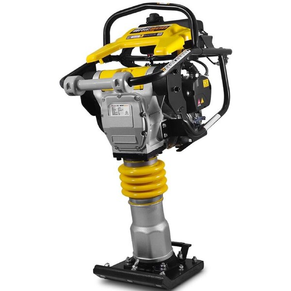 BAUMR-AG BRM-500 64KG Petrol Tamper Rammer Vibratory Plate Compactor, for Soil Sand Gravel Asphalt