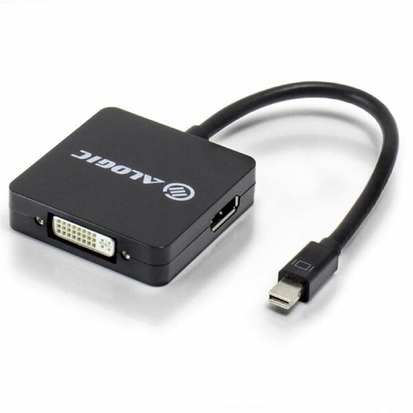 MDP-DPDVIHD-ADP - ALOGIC 3-in-1 Mini DisplayPort to DisplayPort HDMI DVI Adapter - Male to 3-Female