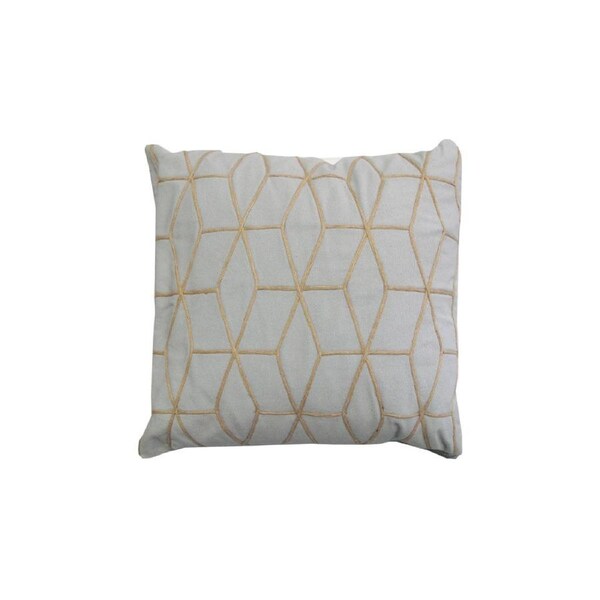 Metros Grey Jute Square Filled Cushion 43 x 43 cm