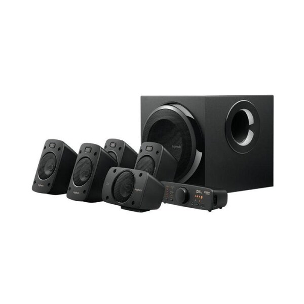 Logitech Z906 5.1 Surround Sound Speakers,Rms(500w),Optical(2),3.5mm(1), Rca(1),2yr Wty - 980-000470