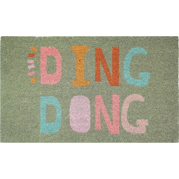 Urban 45x75cm Ding Dong Coir Doormat Home Decor Carpet Outdoor Mat Floor Rug