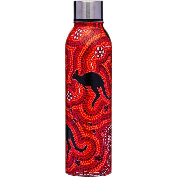 Ashdene Maarakool Art 500ml Double Wall Drink Bottle Tumbler Fire-Stick Farming