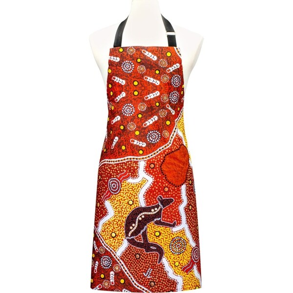 Ashdene Maarakool Art Native Title 89cm Cotton Apron w/ Adjustable Strap Kitchen