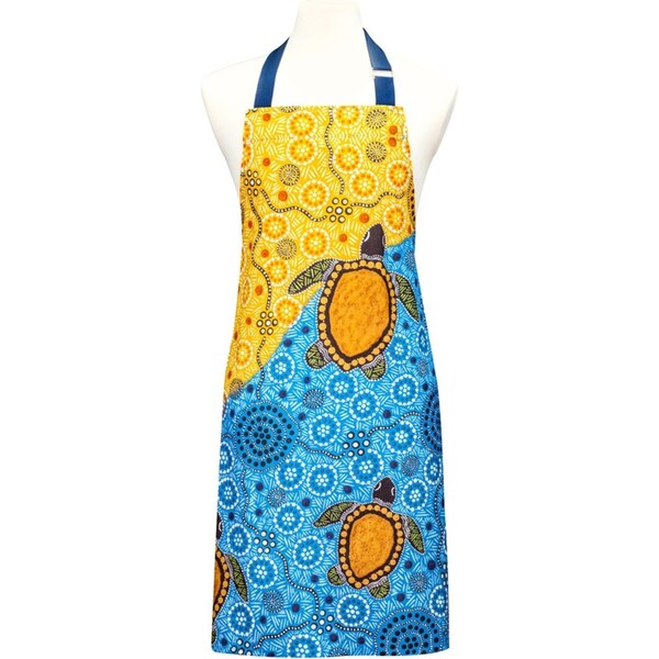 Ashdene Maarakool Art Turtles Dreaming 89cm Cotton Apron w/ Adjustable Strap