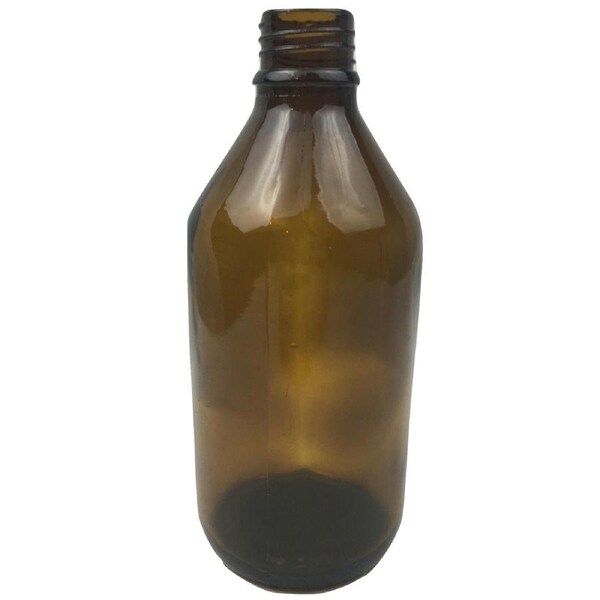600ml Brown Glass Bottle for DIY Arts & Crafts without Lid/Cap