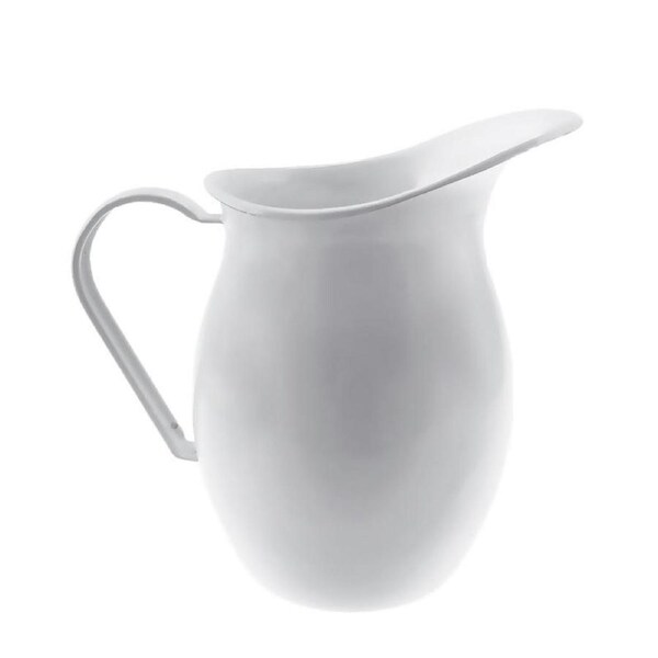 Country Vintage Style Falcon Enamel White Jug 1.5 Litre