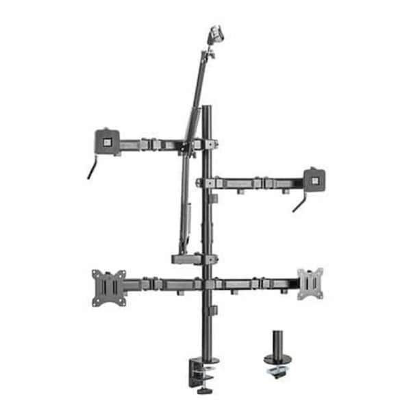 Brateck Dual-Monitor All-in-One Studio Setup Desktop Mount Fit17'-32' Up to 9kg MDS10-2