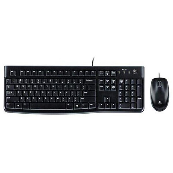 Logitech 920-002586 - Desktop MK120 keyboard USB English Black