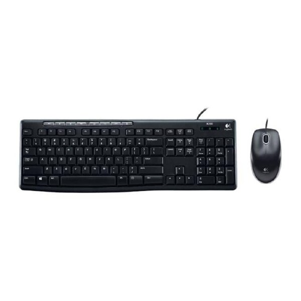 Logitech Mk200 Wired Media Keyboard and Mouse Combo - 3yr Wty
