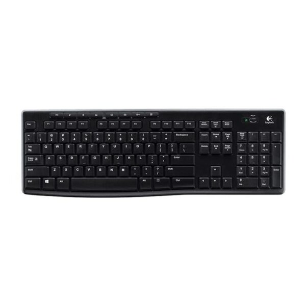 Logitech 920-003057 - K270 keyboard RF Wireless Black, Grey