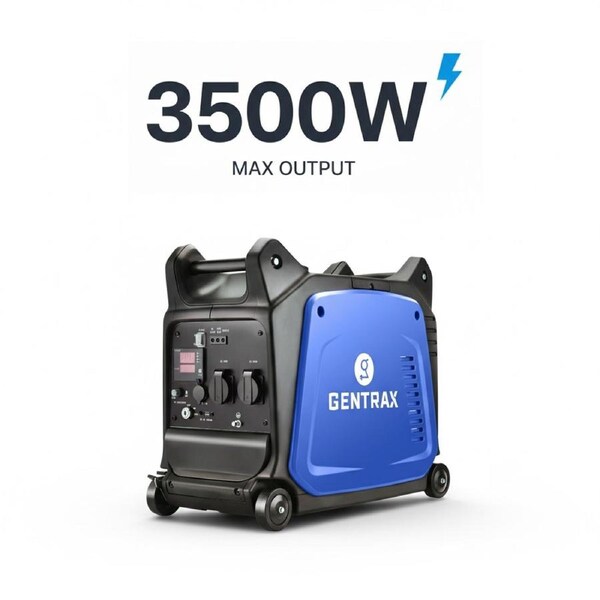 GENTRAX 3.5KW Inverter Generator GTX3500 Reliable Power for Flood Emergency