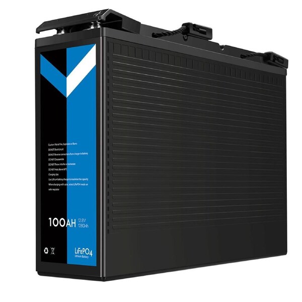Slim 12V 100Ah Lithium Battery 3,000 Deep Cycle Long Lifespan