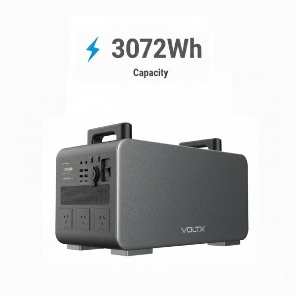 VoltX 3000W 3072Wh Power Station – Perfect for Emergency Backup & Outdoor Adventures