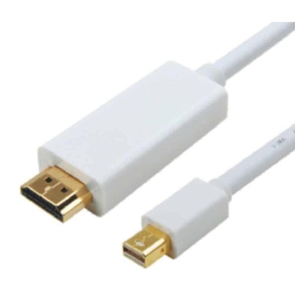 AT-MINIDPHDMI-1 - Astrotek Mini DisplayPort DP to HDMI Cable 1m - 20 pins Male to 19 pins Male Gold plated RoHS~CB8W-RC-MDPHDMI-2