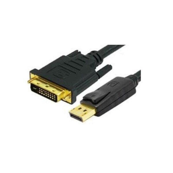 Comsol 2mtr Displayport Male to Single Link Dvi-d Cable Display Port Cables - DP-DVI-MM-02
