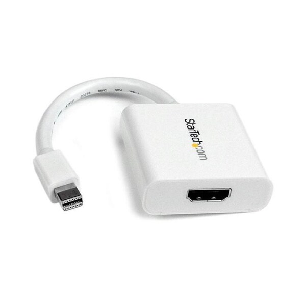 StarTech Mini DisplayPort to HDMI Video Adapter Converter - White