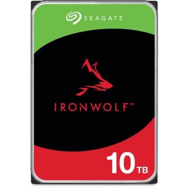 Seagate IronWolf ST10000VN000 10TB 7200 RPM 256MB Cache SATA 6.0Gb/s 3.5' Hard Drives Bare Drive