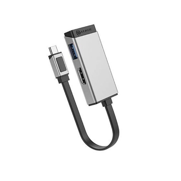 ALOGIC ULCHDA-SGR - Magforce DUO 2-IN-1 Adapter (USB-C to HDMI + USB-A )