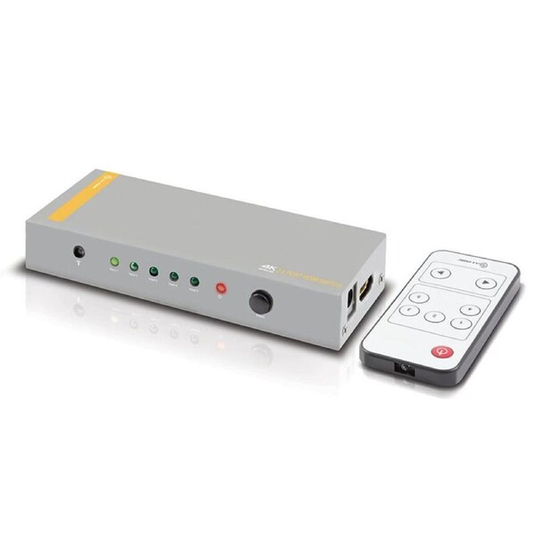 Shop Alogic 5-Port HDMI 2.0 4K Switch with Remote - MyITHub