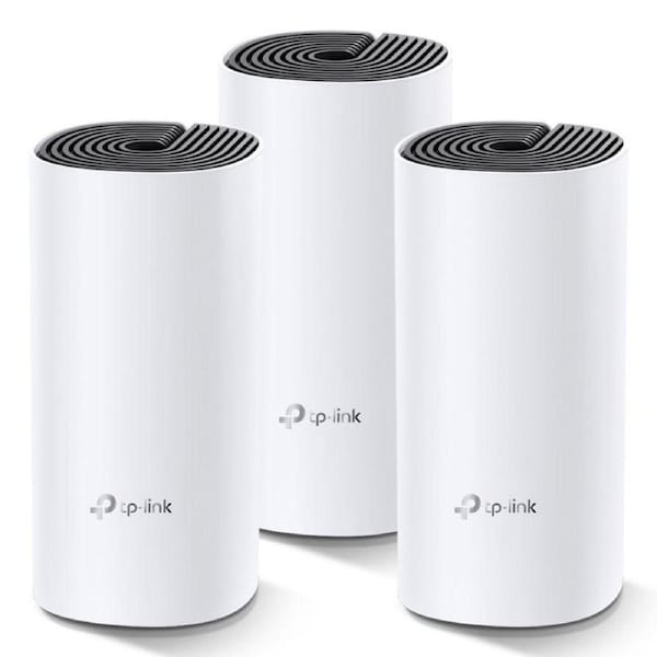 TP-Link Deco M4 (3-pack) AC1200 Whole Home Mesh Wi-Fi System. ~370sqm Coverage, Up to 100 Devices, Parental Control