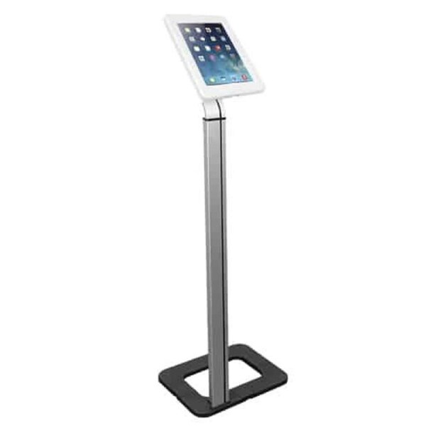 Brateck Anti-theft Tablet Kiosk Floor Stand with Aluminum Base Fit Screen Size 9.7'-10.1' PAD15-01