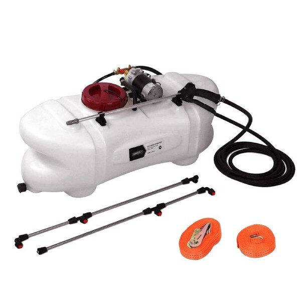 60L ATV Garden Weed Sprayer 12V Pump Tank Chemical Spray Boom Portable Spot Wand