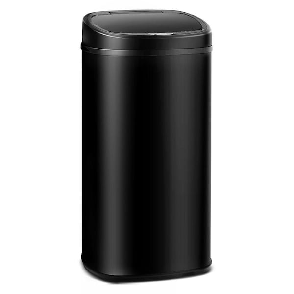 Motion Sensor Rubbish Kitchen Bin Automatic Waste Trash Can Electric Black