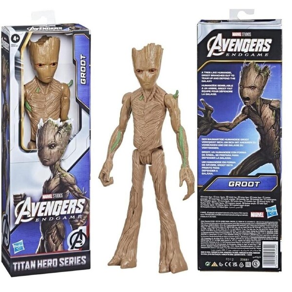Marvel Avengers Titan Hero Series Groot Toy 12-Inch-Scale Avengers Endgame Play