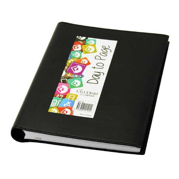 2026 Diary Ainsley A5 Day to Page Wiro Black Last Diary Company AA51BK