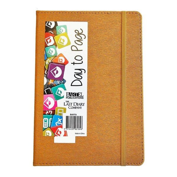 2026 Diary Becall A5 Day to Page Casebound Tan Last Diary Company BA51TA