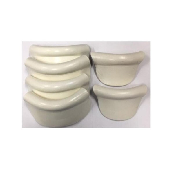 White Pool Snooker Billiard Table Thick MOULDED Pocket Leathers