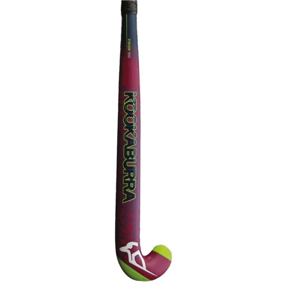 Kookaburra Vision 100 Mid-Bow 35.5'' Long Medium-Weight Hockey Stick Purple