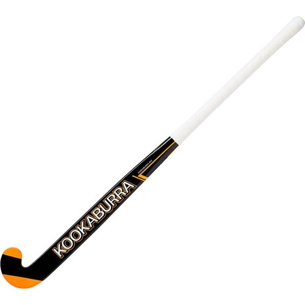 Kookaburra Calibre 100 Mid-Bow 34'' Long Light-Weight Field Hockey Stick ORG/BLK