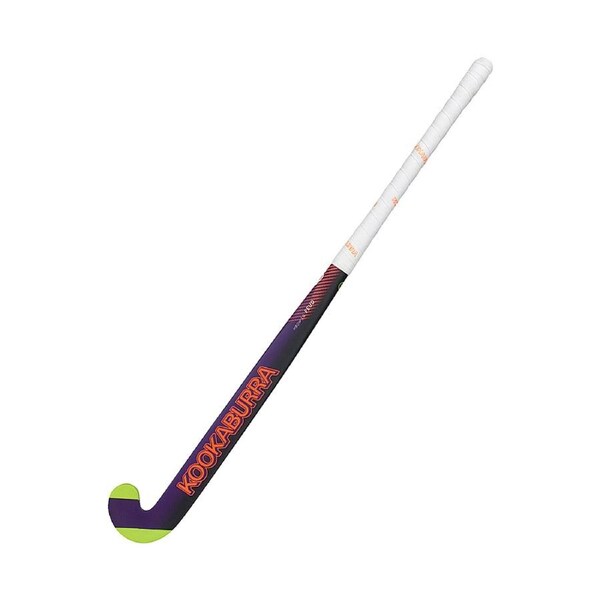 Kookaburra Feud Mid-Bow 37.5'' Long Light-Weight Field Hockey Stick Orange/White